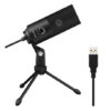 Fifine K669B Cardioid USB Condenser Microphone with Tripod - Black - Image 3