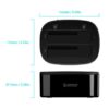 Orico 2 Bay 2.5"/3.5" USB3.0 HDD|SSD Standalone Clone Dock - Black - Image 2