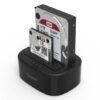 Orico 2 Bay 2.5"/3.5" USB3.0 HDD|SSD Standalone Clone Dock - Black - Image 3