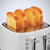 Morphy Richards Toaster 4 Slice Plastic White 7 Heat Settings 1600W "Vector" - Image 3