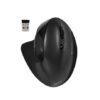 Port Connect Wireless Rechargeable Ergonomic Mouse - Black - Image 3
