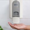 Parrot Products Soap Dispenser (Manual, 500ml, White/Grey - Spray Pump)