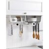 Multi-purpose Under-Shelf Storage Basket - Black - Image 2