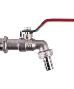 Torrenti Bibcock & Hose Union Chrome 15Mm