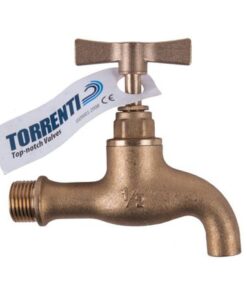 Torrenti Tap Brass Plain 200 x 20Mm