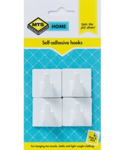 MTS Home Large Square Hook 4 Piece