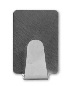 MTS Home Medium Rectangle Steel Hook 2 Piece