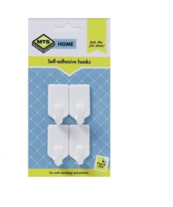 MTS Home Multi Purpose Hooks 4 Pieces
