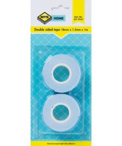 MTS Home Double Sided Tape 18mmx1.5mmx1m 2 Piece