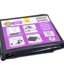 MTS Dropsheet Black 2X5m 100 Micron