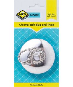 MTS Home Bath Plug Chrome & Chain