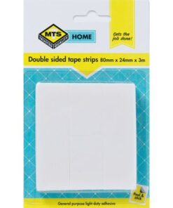 MTS Home Double Sided Tape Strip 80X24X3mm 6 Piece