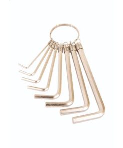 MTS 1.5 - 10mm Carbon steel, Chrome plated Allenkey set