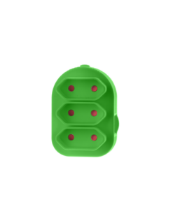 Electricmate Triple Euromate Adaptor - Green