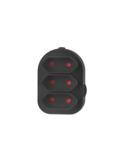 Electricmate Triple Euromate Adaptor - Black
