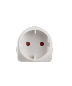 Electricmate Schuko Adaptor - White