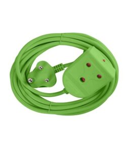 Electricmate 10A 5m Extension Lead - Green