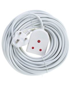 Electricmate 10A 20m Extension Lead - White