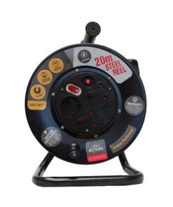 Electricmate 10 Amp 20m Steel Extension Reel