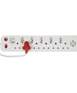 Electricmate 12WaySingle Multi Plug Over Load Surge USB