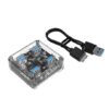 Orico 4 Port USB3.0 Transparent Hub - Image 4
