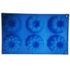 Bakeware Silicone Cupcake / Muffin / Doughnut Cake Mould - 6 Cup (Blue) - Image 2