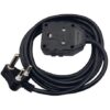 3M Heavy Duty 16A Extension Electrical Lead / Cord / Cable Black (E80A bl) - Image 2