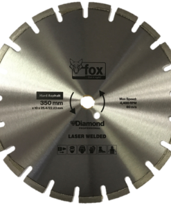 Fox Diamond Wheel Hard Asphalt Segmented 350mm Industrial
