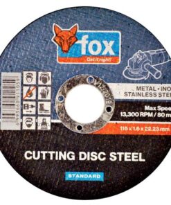 FOX Cutting Disc Steel/Inox 115X1.6mm Standard