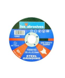 FOX Grinding Disc Steel 125X6.0mm