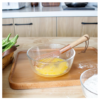 Hand Held Stainless Steel Rose Gold EggBeater/Whisk & Wooden Handle 14" - Image 3