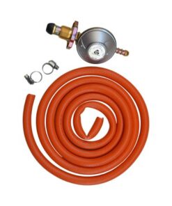 Watex Gas Hose with Clamps and Regulator - 2m