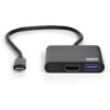 Port Connect 30cm Type-C to HDMI 60W PD Power Dock - Black - Image 2