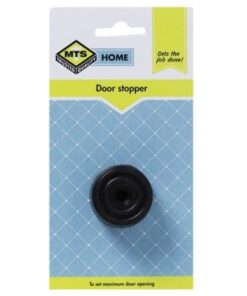 MTS - Home Door Stopper - Black 1 Piece