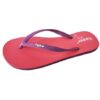 Fipper - Slim Ladies' Flip Flops / Slippers - (Pink with Purple Straps) - UK 5 - Image 4