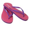Fipper - Slim Ladies' Flip Flops / Slippers - (Pink with Purple Straps) - UK 5 - Image 2