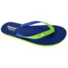 Fipper - Flip Flops / Slippers - Comfort (Blue with Lime Green Straps) - UK 9 - Image 3