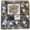 SourceDirect - Pack Of 4 Flat-Pack Gift Boxes - Large (Gold/Grey) - Image 2
