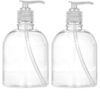 Source Direct - Plastic Gel / Soap /Liquid Pump Dispenser 500ml - Pack of 2 - Image 2
