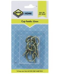 MTS - Home Cup Hooks  - 32mm - 6Pieces