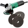 Hikoki - Angle Grinder - 730W And 5x Cutting Discs 115mm - Image 3