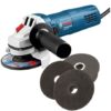 Bosch - GWS 700 Angle Grinder -700W And 5x Cutting Discs 115mm - Image 3