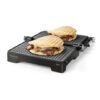 Taurus Panini Press Non-Stick Black 14 x 23cm 1000W "Crispy&Co" - Image 2