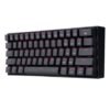Redragon DRAGONBORN 60% 61 Key Pink LED Mechanical Gaming Keyboard - Black - Image 3