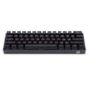 Redragon DRAGONBORN 60% 61 Key Pink LED Mechanical Gaming Keyboard - Black - Image 4