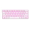 Redragon DRAGONBORN 60% 61 Key Pink LED Mechanical Gaming Keyboard - Black - Image 6