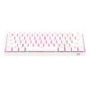 Redragon DRAGONBORN 60% 61 Key Pink LED Mechanical Gaming Keyboard - Black - Image 9