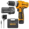 Ingco - Lithium-Ion Impact Drill (12V), 2 x Li-Ion Battery Pack and Charger - Image 5