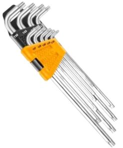 Ingco - Torx Key - 9 Piece Set (T10-T50)