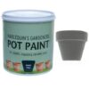 Harlequin - Pot Paint For Plastic, Masonry and Ceramic Pots - 1 Litre - Snow White - Image 13
